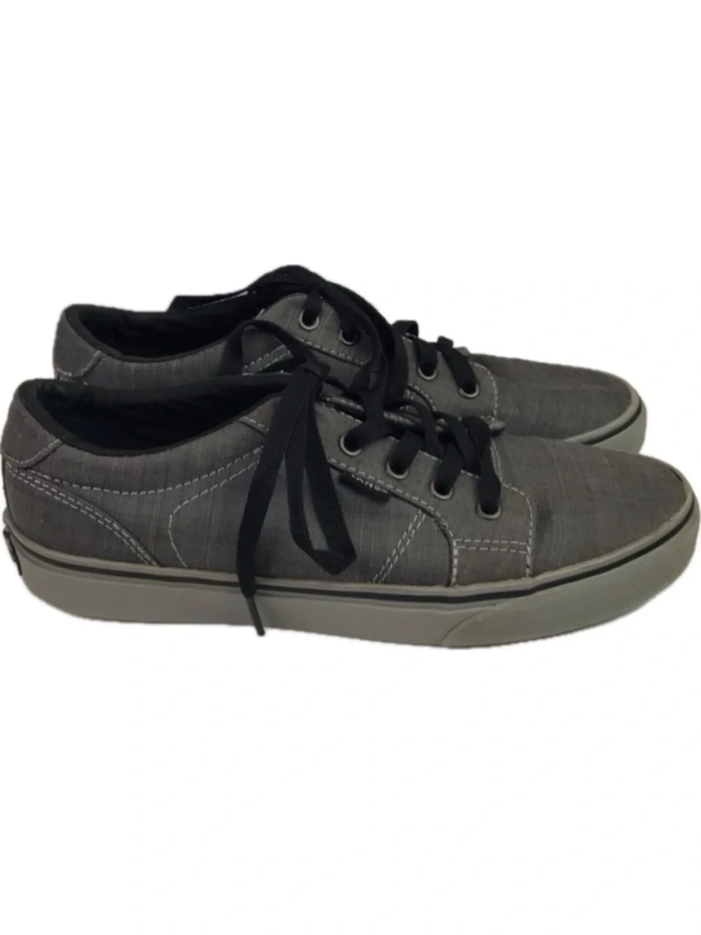 Van's Bishop Grey Textile Sneakers Size 9